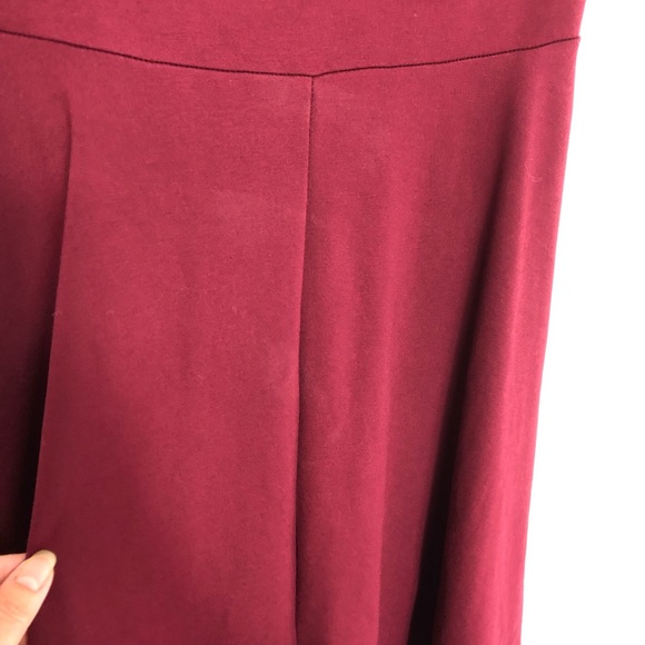 Sarin Mathews Red Fit Flare Hi Low Dress L - Picture 3 of 6